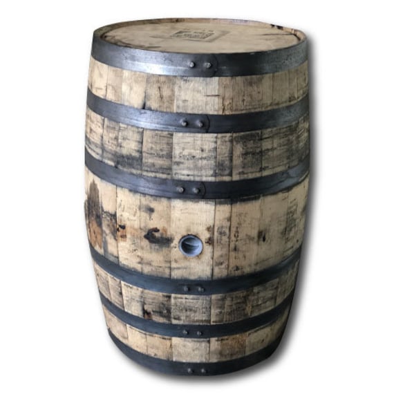 Freshly Emptied 5 Gallon Whiskey Barrel