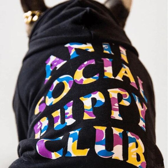 Anti social social club dog hoodie sales