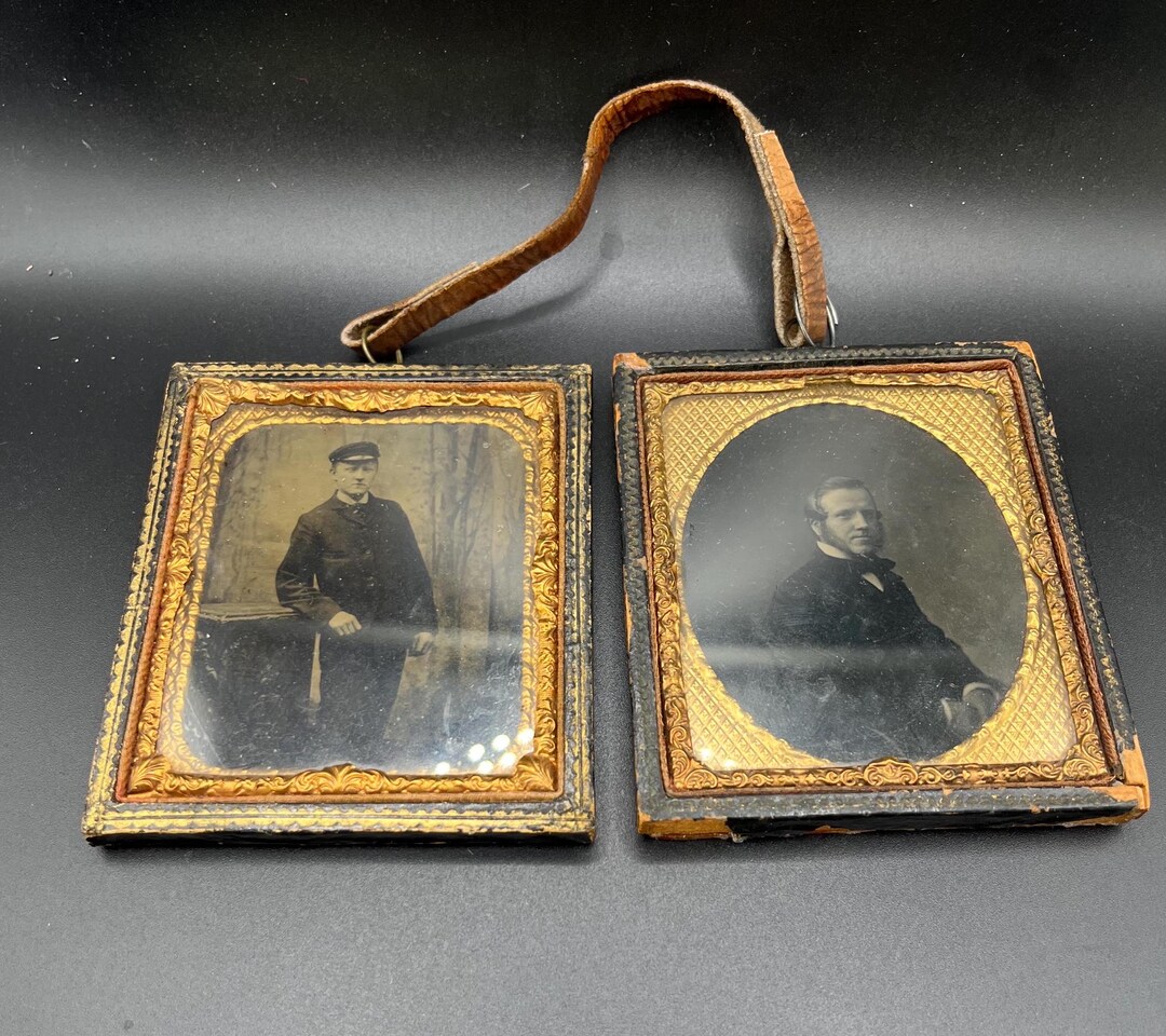 Antique English Victorian Ambrotype Glass Plate Photograph, Glass Photo ...