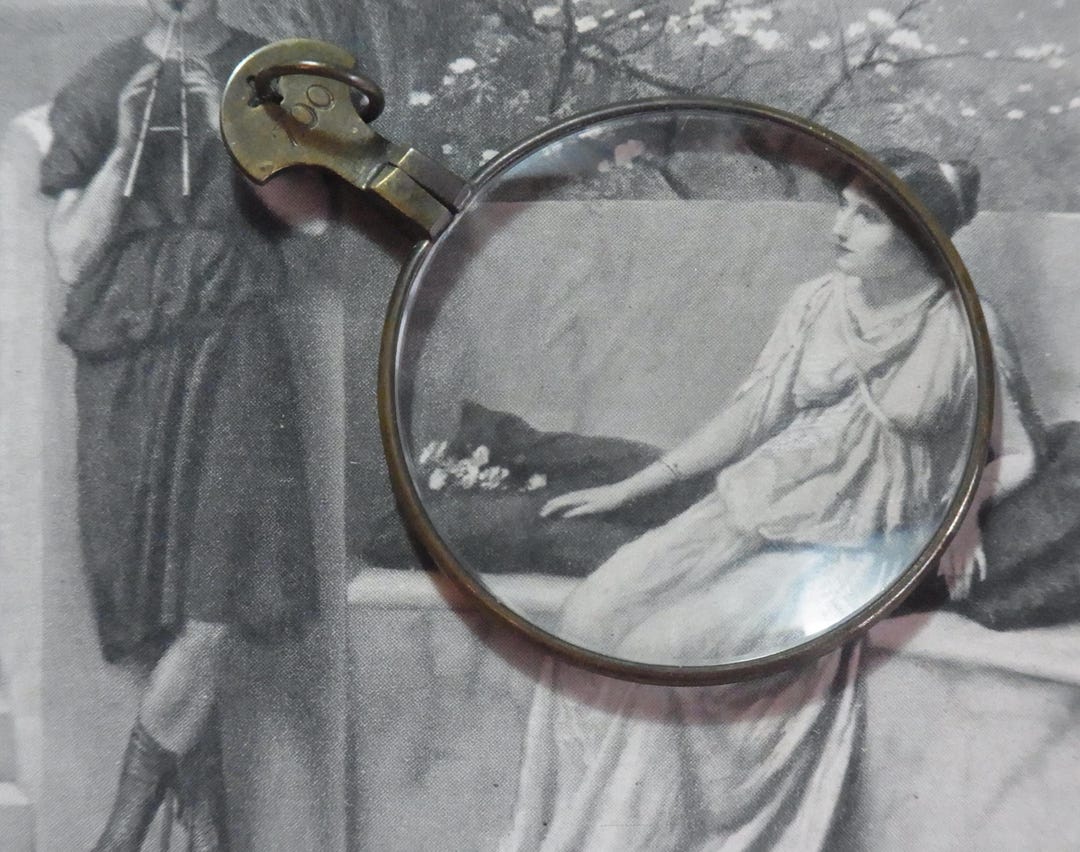 Antique Magnifying Eye Glass, Quizzing Pendant Fob 1910s, Eyewear ...
