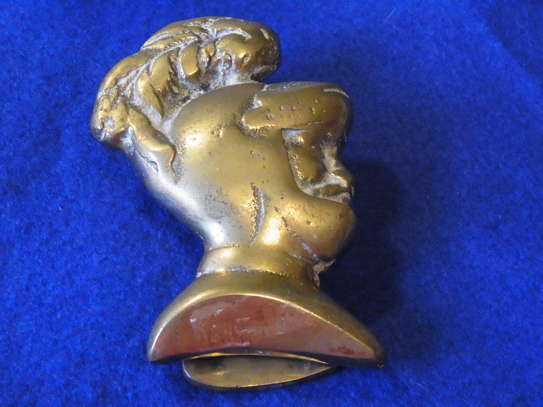 Brass English Door Knocker English Knights Head. Brass Door Furnishing, Cottage Door Knocker