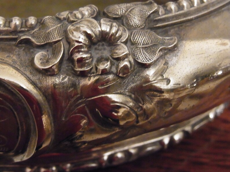 Victorian Silver plated bowl presented To Mr and Mrs John Thompson from pupils and teachers Cavendish St Schools April 11 1861 School Gift