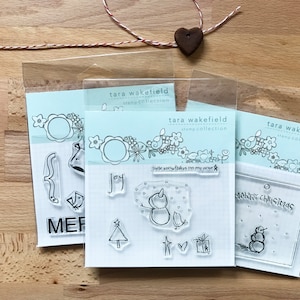 Stamps // Snowflakes on my Nose // Snowman Christmas // clear stamp set // paper crafting