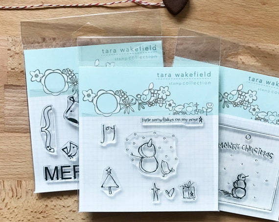 Stamps // Snowflakes on my Nose // Snowman Christmas // clear stamp set // paper crafting
