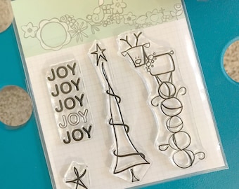 Stamps // Christmas Reindeer // clear stamp set // paper crafting // stamps // Rubber ink stamps