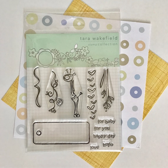 Stamps // Tiny Tags // Clear Stamp for paper crafting // scrapbooking // stamp set // crafting