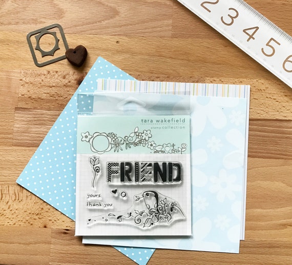 Stamps // Friendly Bird // Clear Stamp for paper crafting // stamp set