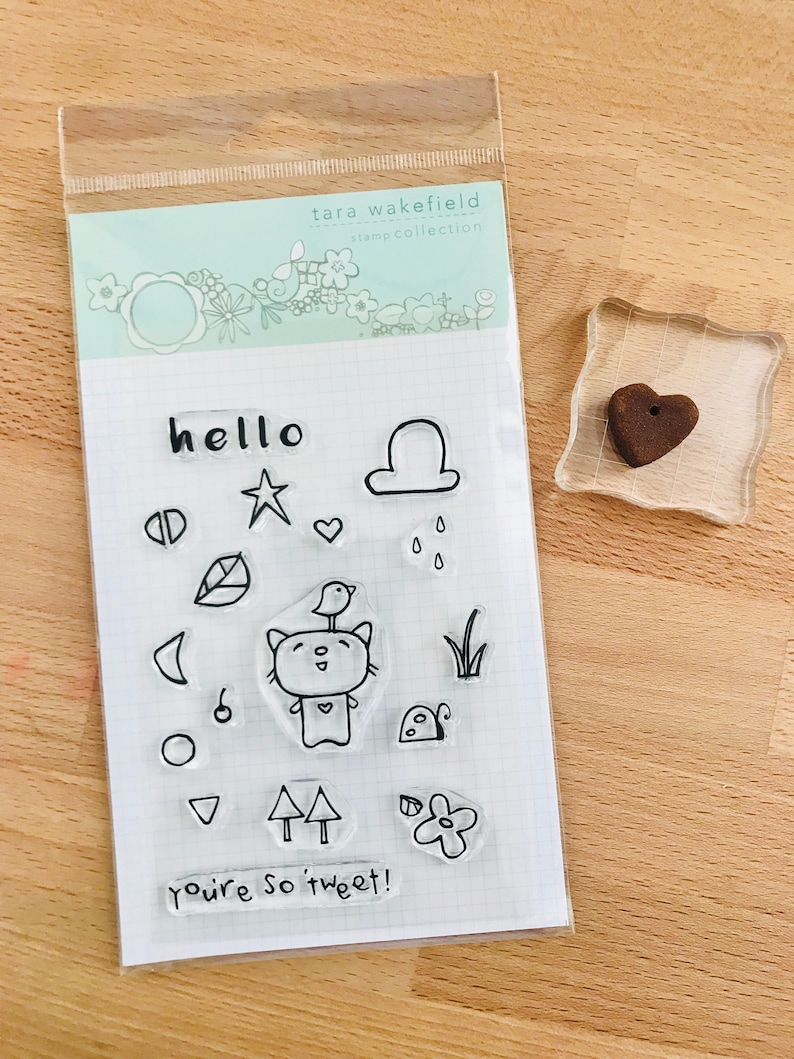 Stamps Tweet Kitty Clear Stamp Card Making Scrapbooking Kids Crafting Stamp Set Craft Supplies Tools Stamps Delage Com Br