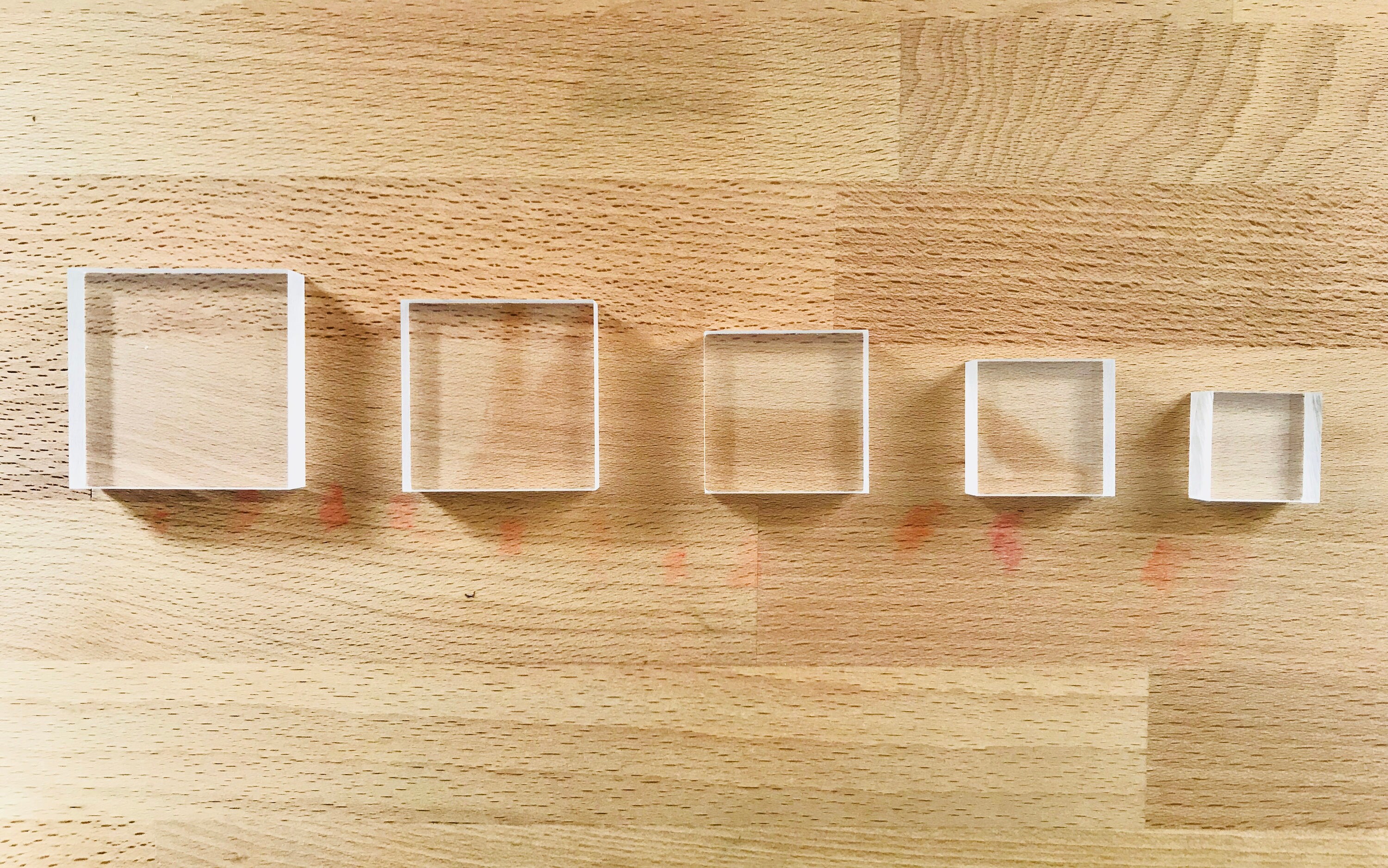 Acrylic stamping blocks // clear stamps // stamp block