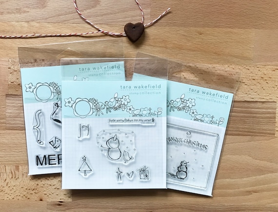 Stamps // Snowflakes on my Nose // Snowman Christmas // clear stamp set // paper crafting