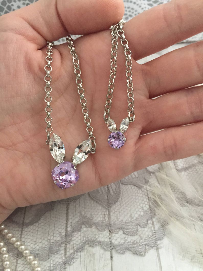 Pastel Easter Bunny Pendant Necklace Rabbitt Head Petite Bunny Necklace Bunny Silhouette Pendant Easter Gift Mini BUNNY HOP Necklace