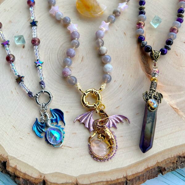 Dragon Necklace Etsy