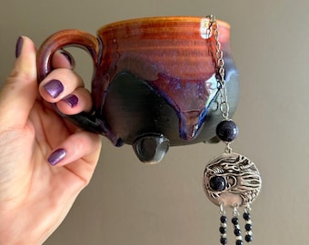 Crystal Dragon Tea Infuser: Witchy Gemstone Tea Strainer