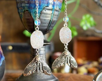 Crystal Moth Tea Infuser: Witchy Loose Leaf Tea Strainer