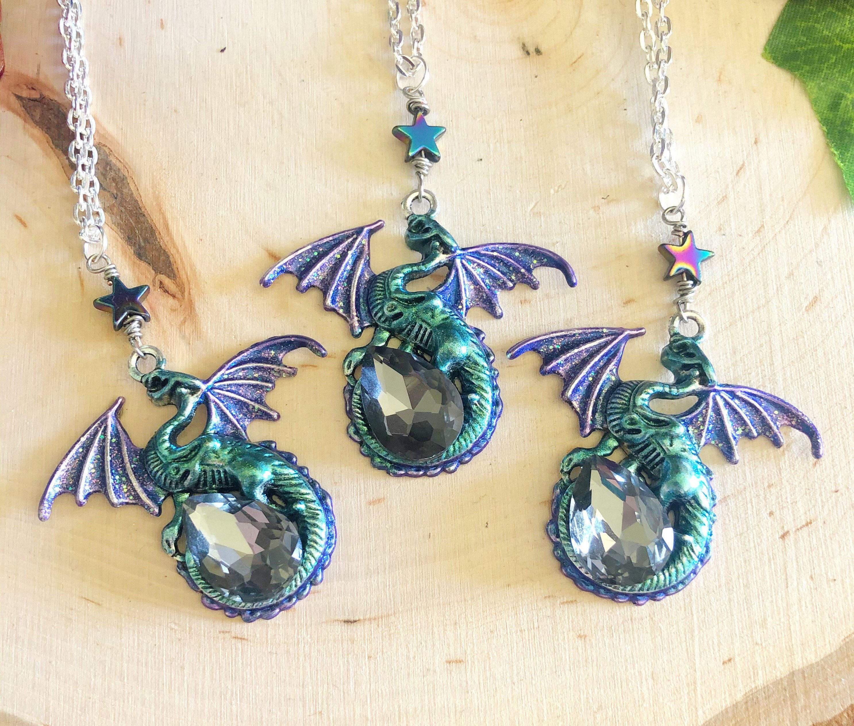 Crystal cheap dragon pendant