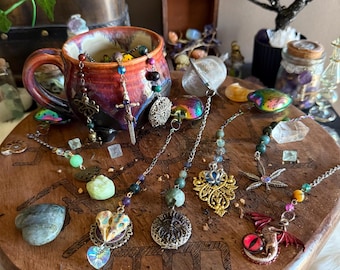 Surprise Crystal Tea Ball Infuser: Witchy Tea Accessories