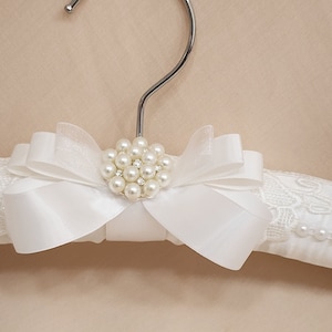 Bride Wedding Dress Hanger, Padded Hanger, Bridal Shower Gift For Bride To Be, Photography Prop, Bride Hanger, Wedding Keepsake