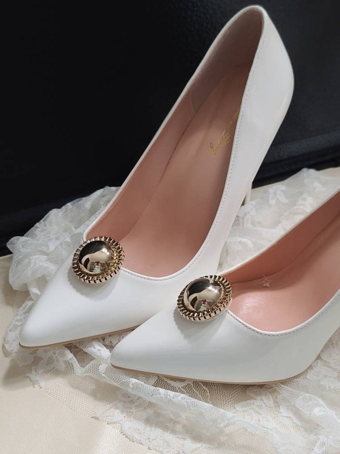 Gold Jewelry Shoe Clips Wedding Shoe Clips Formal Wear Shoe Etsy