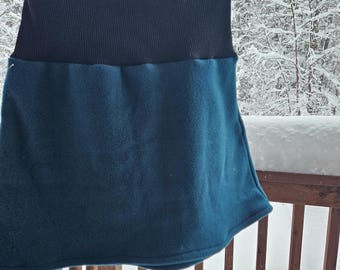 Teal Snow Skirt