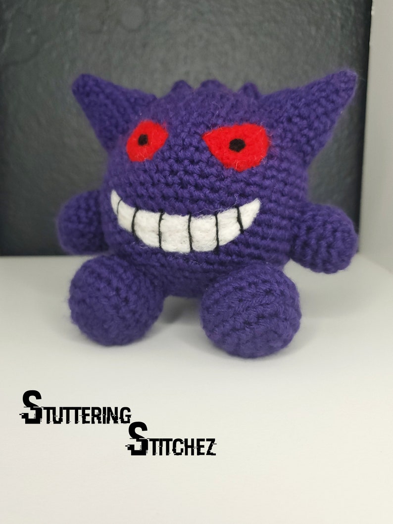 Gengar Plush Gengar Plushie Pokemon Plush Gengar Haunter | Etsy