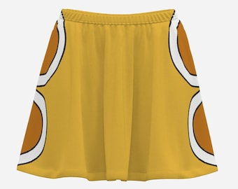 Minijupe trapèze orange Town | Cosplay une pièce inspiré de Nami | Saison 1