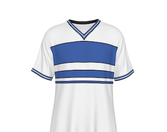 Orange Town-shirt met V-hals heren | Op Nami geïnspireerde eendelige cosplay | Seizoen 1
