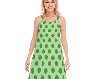 100% katoen | Parka cami-jurk met ronde hals | Door Nami geïnspireerde eendelige cosplay