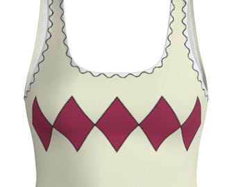Alabasta 1 crop tanktop | Door Nami geïnspireerde eendelige cosplay