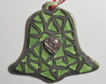 Christmas Ornaments - Green Bell -OR108