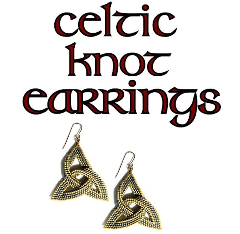 Celtic Knot Earring Tutorial image 1