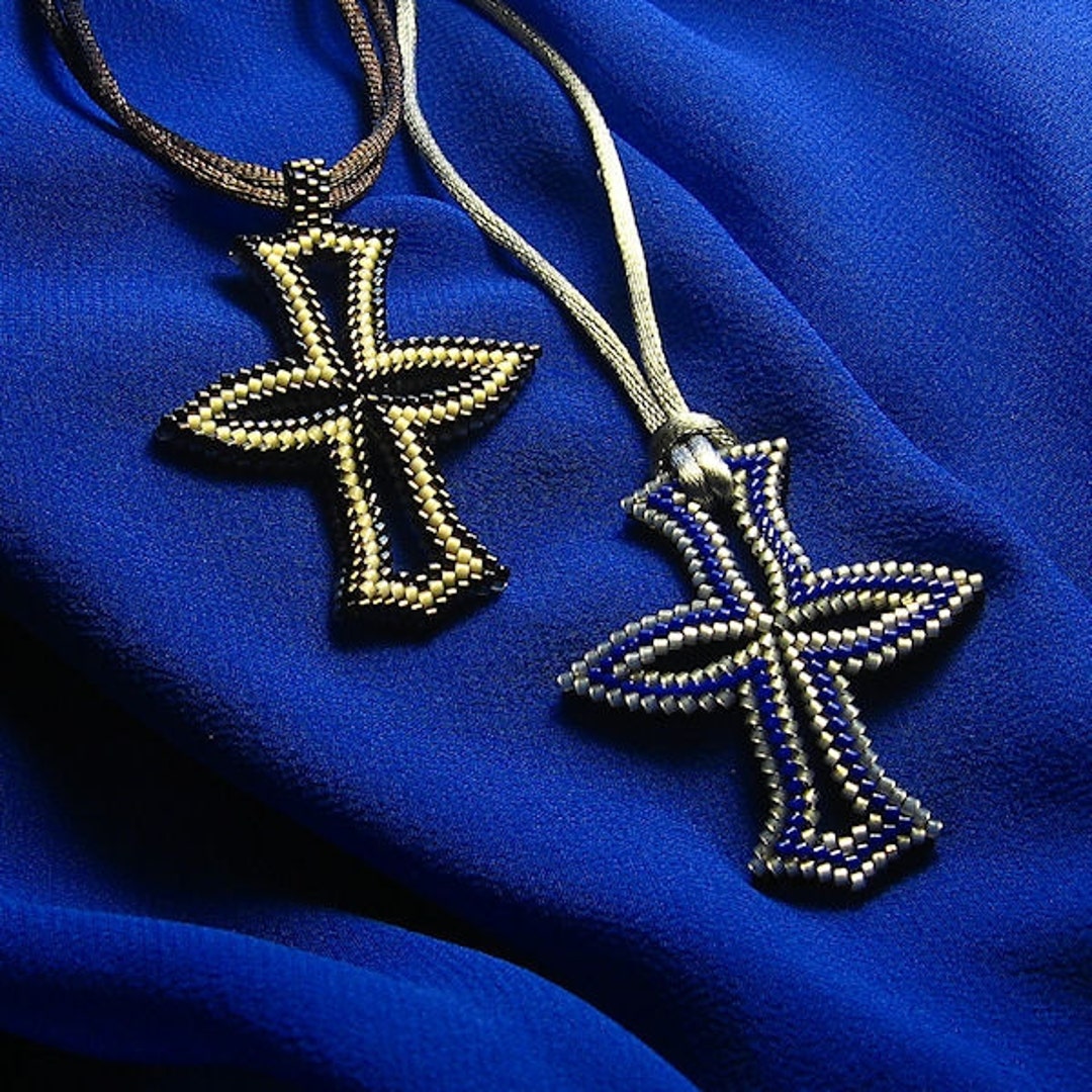 Reversible Cross Pendant Etsy
