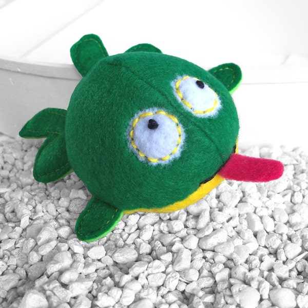 Frog Cat Toy - Organic Catnip - Eco Friendly Felt