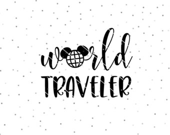 World Traveler Svg Etsy