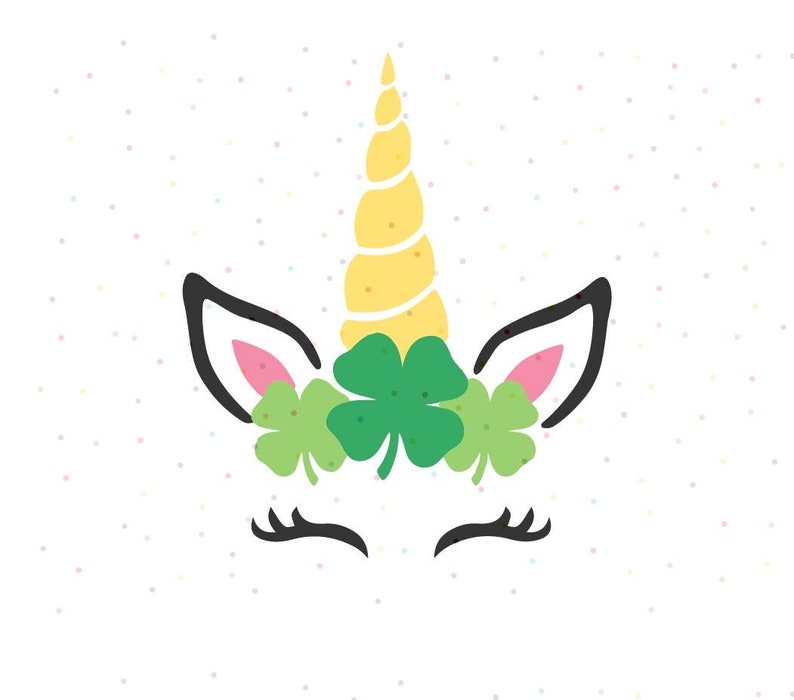 Download St. Patrick's Day Unicorn SVG PNG Instant Download | Etsy