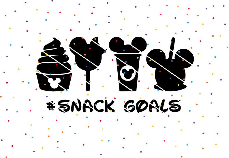 Download Disney Snack Goals SVG PNG Instant Download Cricut and | Etsy