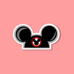 Stickers, Mickey Sticker, Stickers for Tumbler, Mickey Ears Sticker, Vinyl Decals, Laptop Stickers, Planner Stickers, MickeyEars