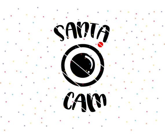 Download Santa Cam Svg Png Instant Download Cricut And Silhouette Etsy PSD Mockup Templates