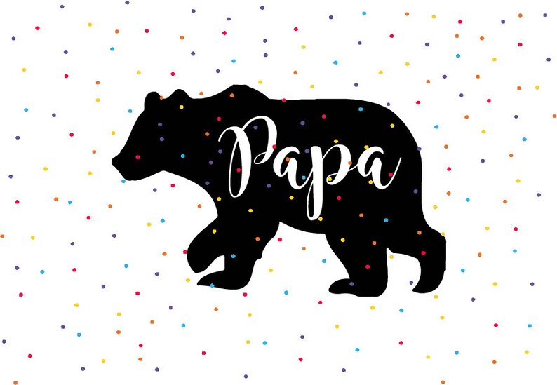 Download Papa Bear SVG PNG Instant Download Cricut and Silhouette ...