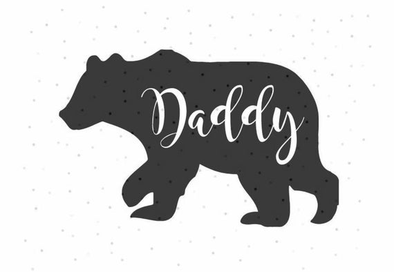 Download Daddy Bear SVG PNG Instant Download Cricut and Silhouette ...