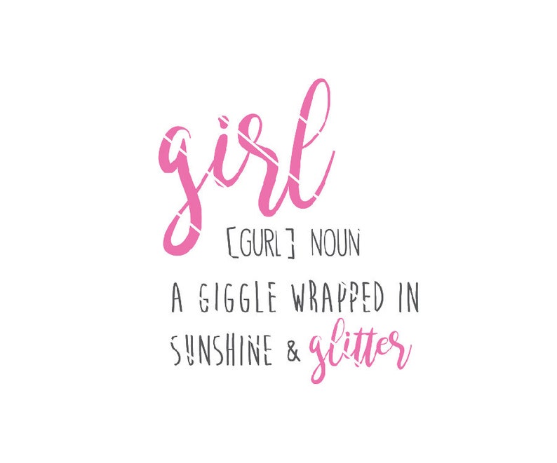 Download Girl Definition SVG Instant Download Cricut and Silhouette ...