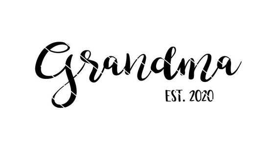 Download Grandma Est. 2020 SVG Instant Download Cricut and Silhouette | Etsy