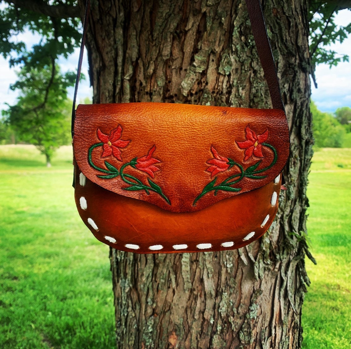 Small Leather Shoulder Bag Etsy