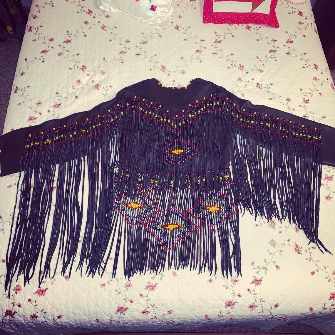 Fringe Leather Beaded Jimi Hendrix Shirt Woodstock Jacket Etsy