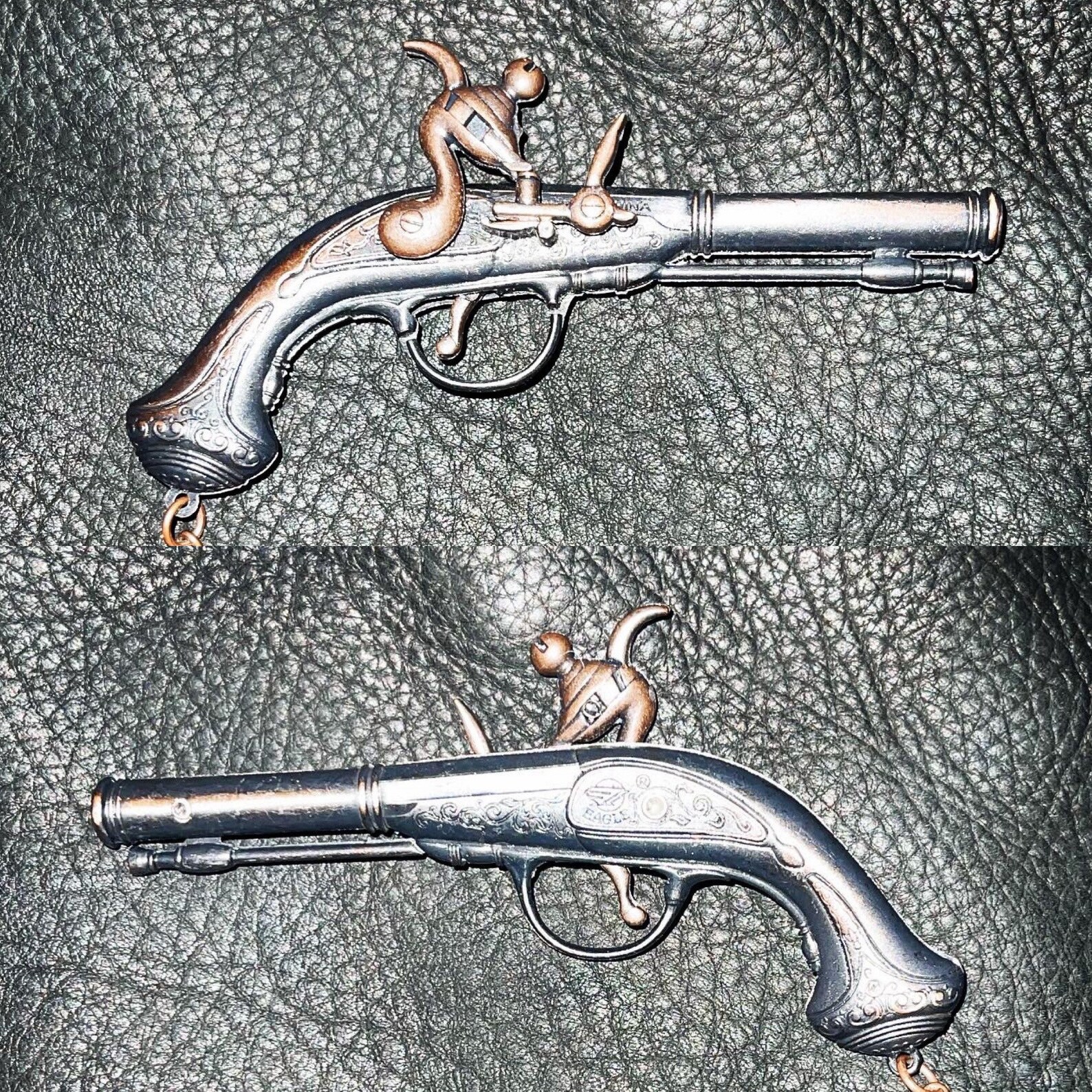 Miniature Cap Pistol Keychain Key Ring Etsy UK