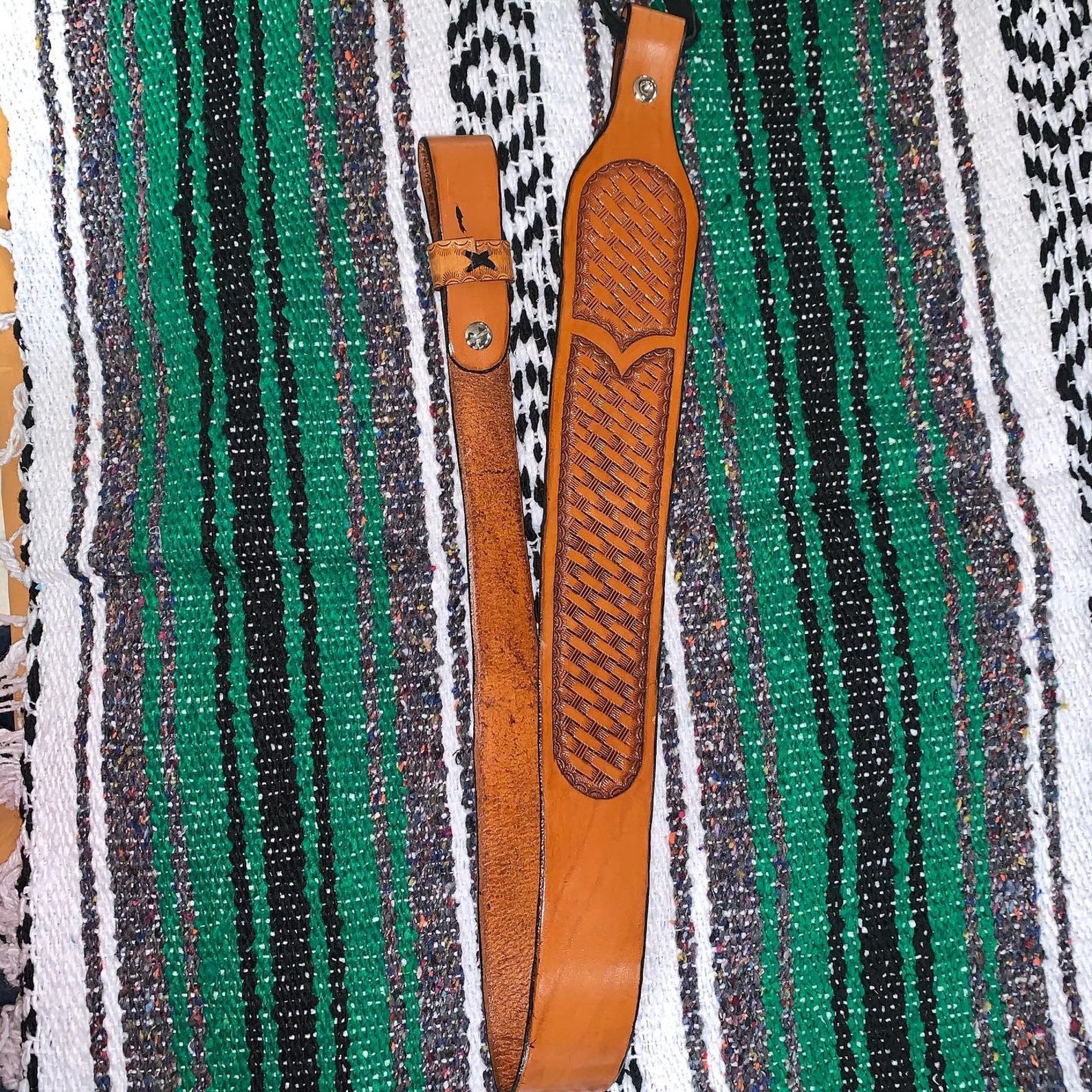 Leather Rifle Sling Etsy