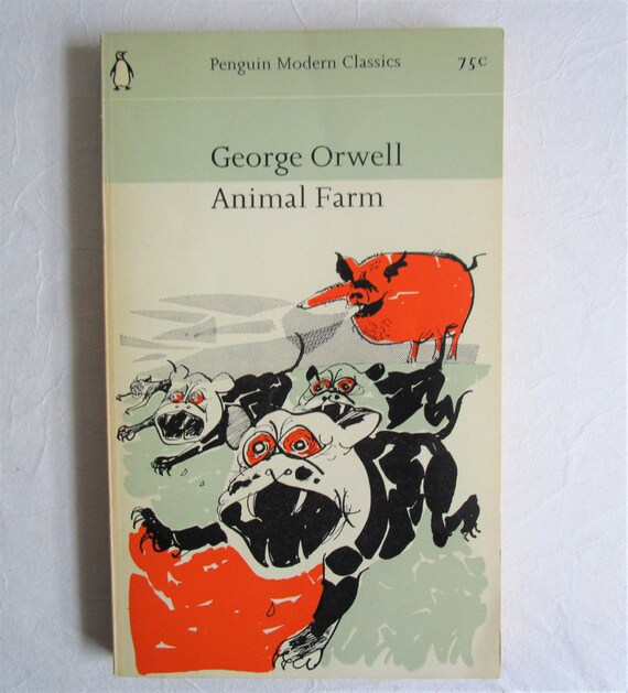 Vintage 1950s Paperback Book Animal Farm George Orwell 1965 Etsy Vintage 1950s Paperback Book Animal Farm George Orwell 1965 Etsy