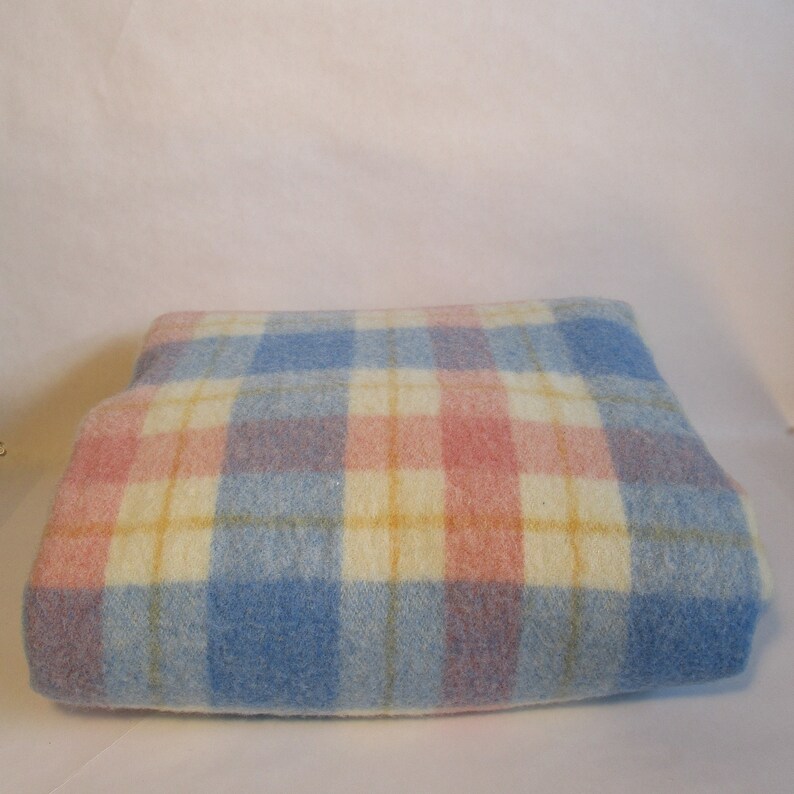 Vintage Pure Wool 1950s Blanket Highlander GORDON MACKAY Etsy