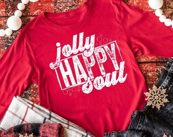 Jolly Happy Soul, Merry Christmas, Christmas, Winter Shirt, Holiday Season