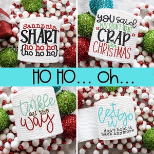 Christmas Toilet Paper, Bathroom Decor, Printed Toilet Wrap, Office Party, White Elephant Gift, Gag Gift
