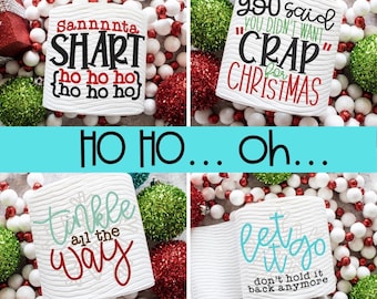 Christmas Toilet Paper, Bathroom Decor, Printed Toilet Wrap, Office Party, White Elephant Gift, Gag Gift